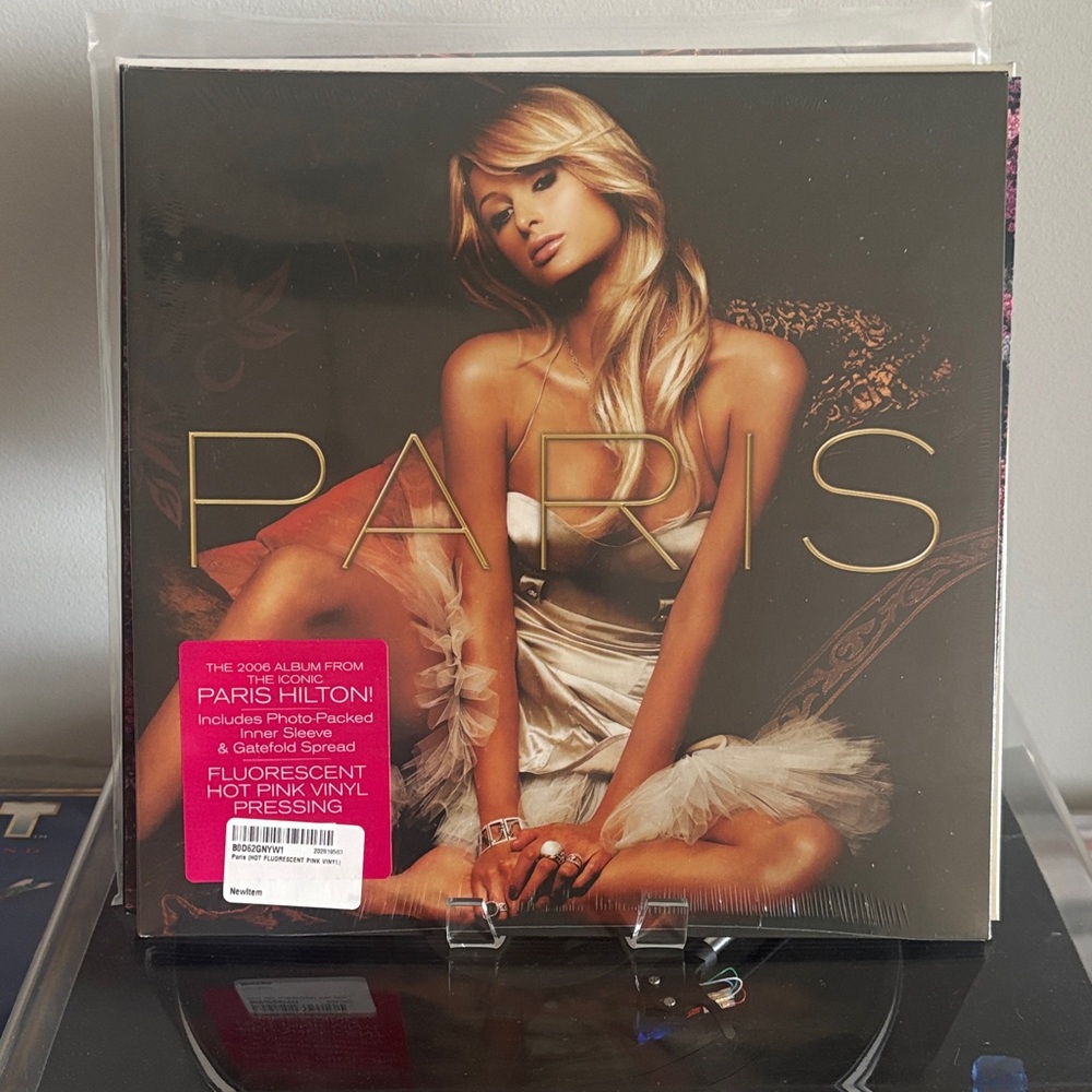 Paris Hilton Hot Pink Vinyl Record